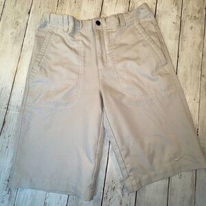 Nike Golf Tour Performance Dri-Fit Shorts / Women’s Large / Bermuda / Beige